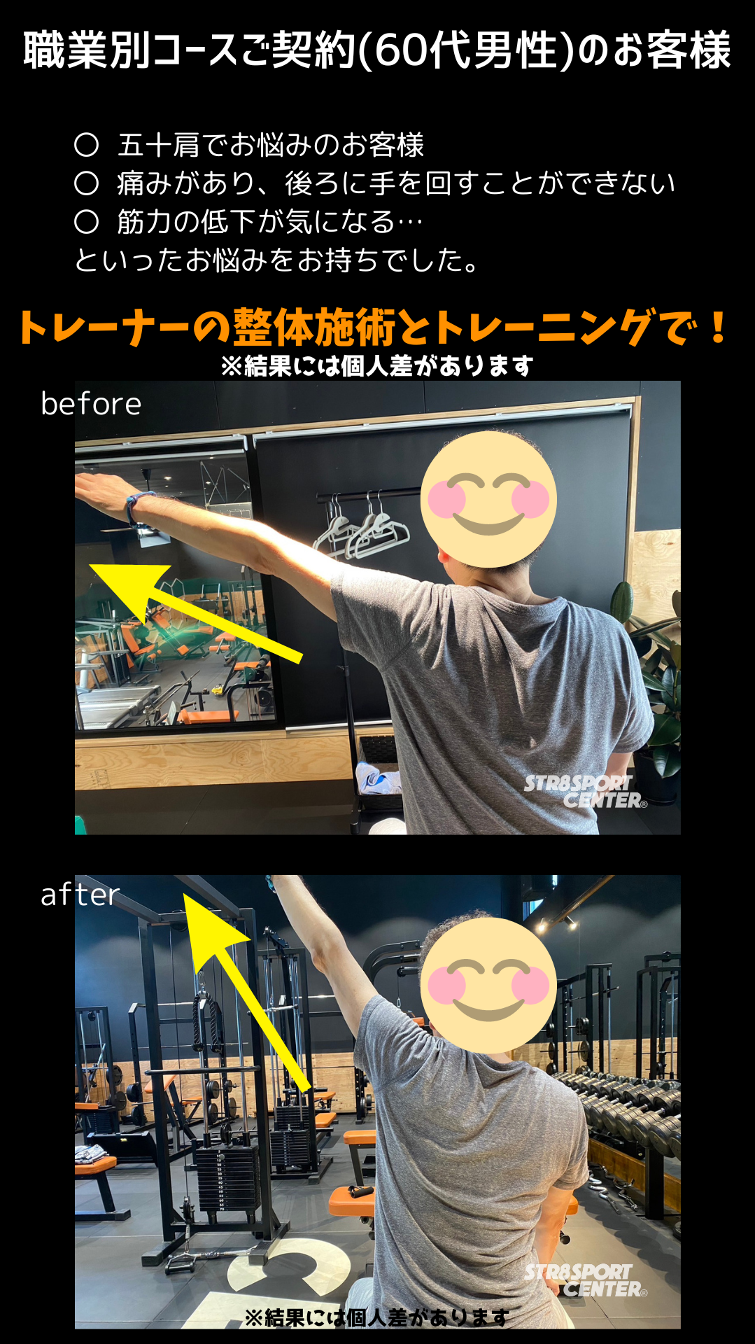 ストレートスポーツセンター職業別コース実例1